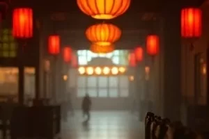 《七号放映厅》封面：放映机光束穿过空旷影厅